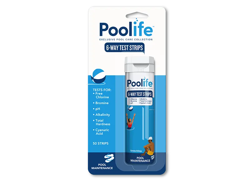 poolife® 6-Way Test Strips